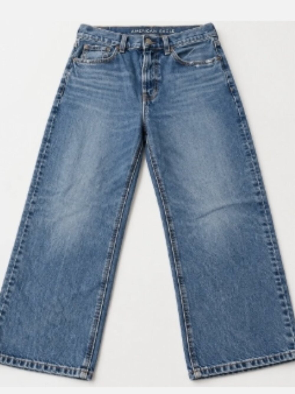 American Eagle Low Rise Baggy Jeans Size 4